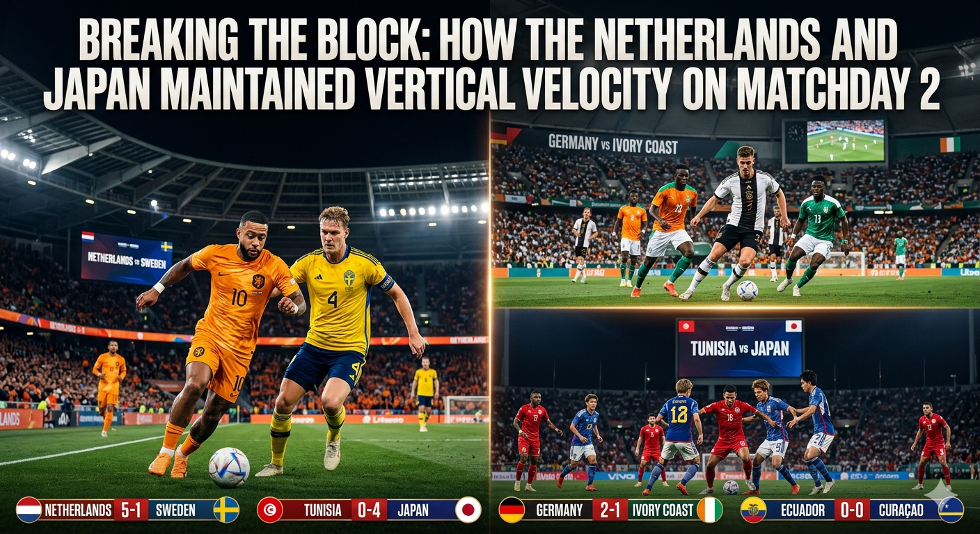 ​Breaking the Block: How the Netherlands and Japan Maintained Vertical Velocity on Matchday 2