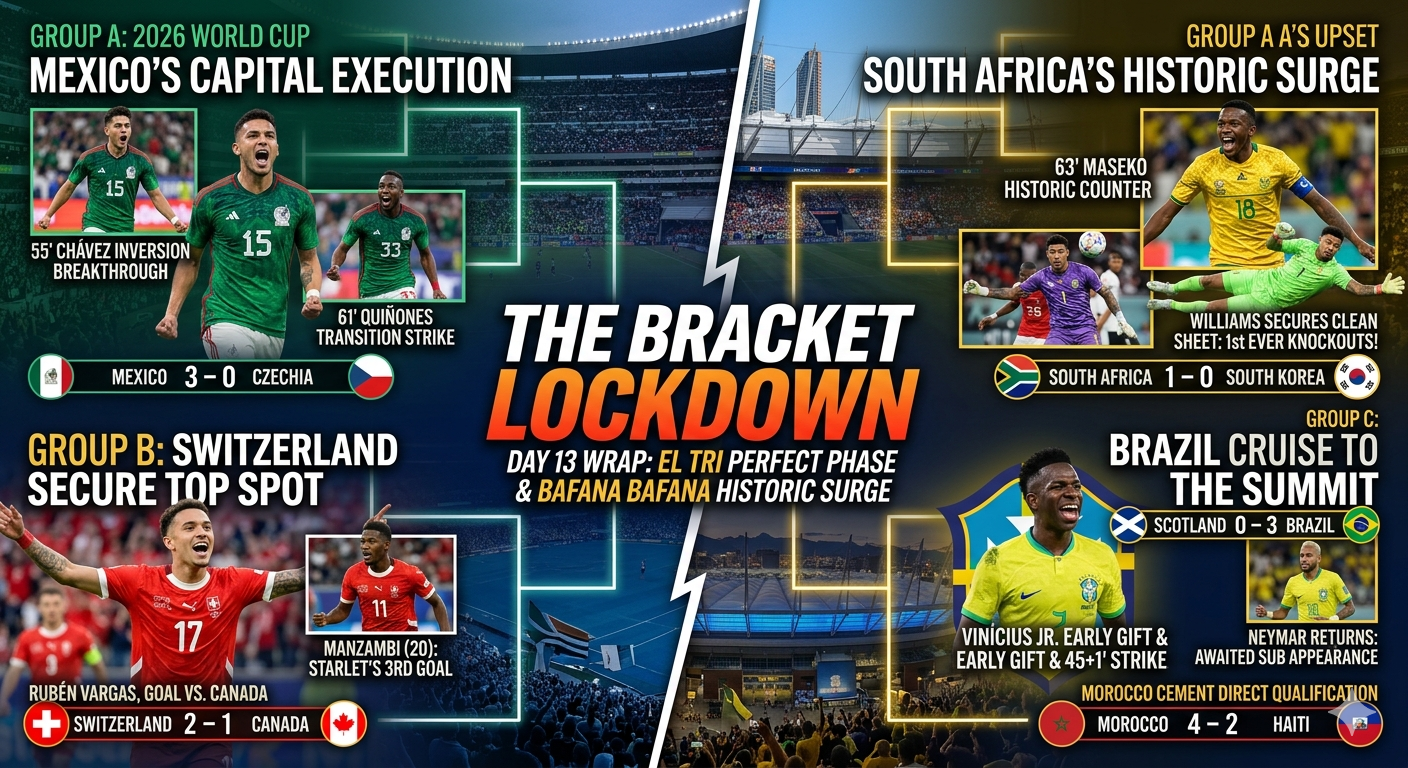 The Bracket Lockdown: Analyzing Mexico’s Perfect Phase and South Africa’s Historic Surge