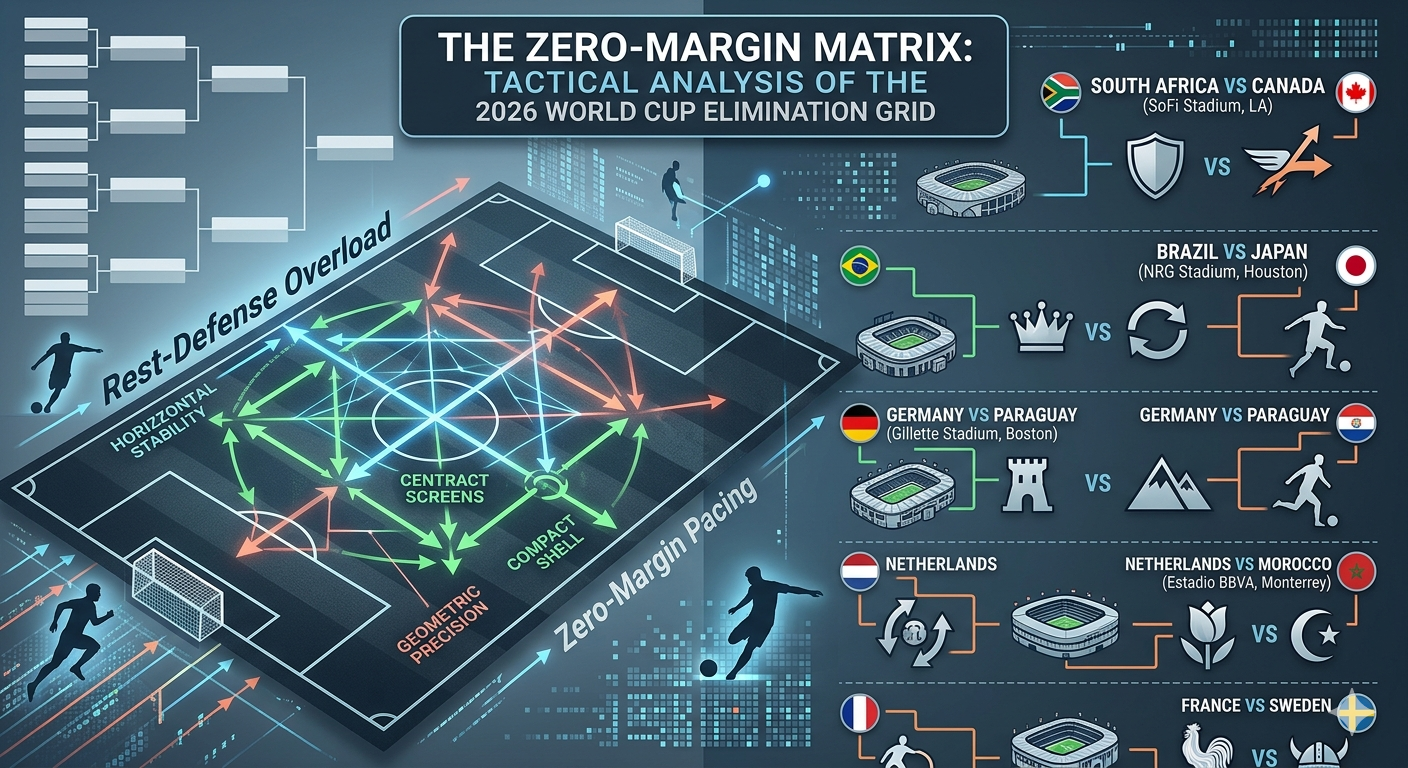 The Zero-Margin Matrix: Analyzing Rest-Defense Overloads and Technical Shifts across the World Cup 2026 Elimination Grid