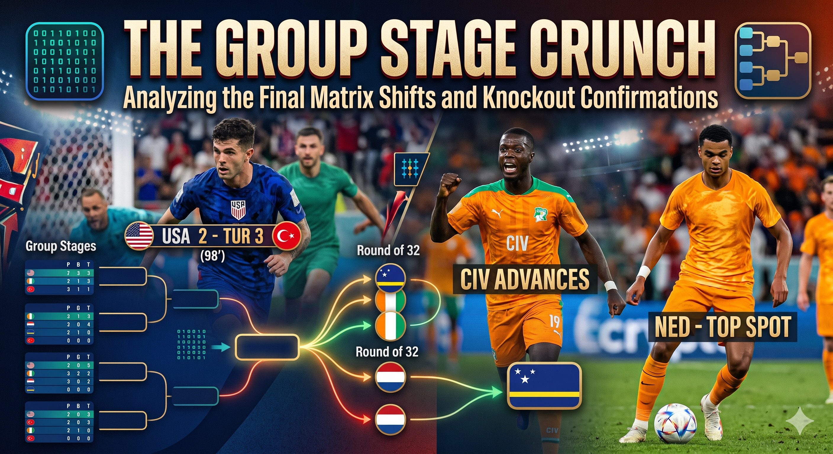 The Group Stage Crunch: Analyzing the Final Matrix Shifts and Knockout Confirmations