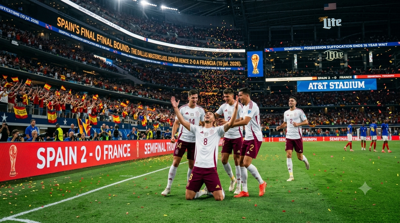 The Dallas Masterclass: Deconstructing Spain’s Possession Suffocation as La Roja Ends a 16-Year Wait for the World Cup Final by Outclassing France