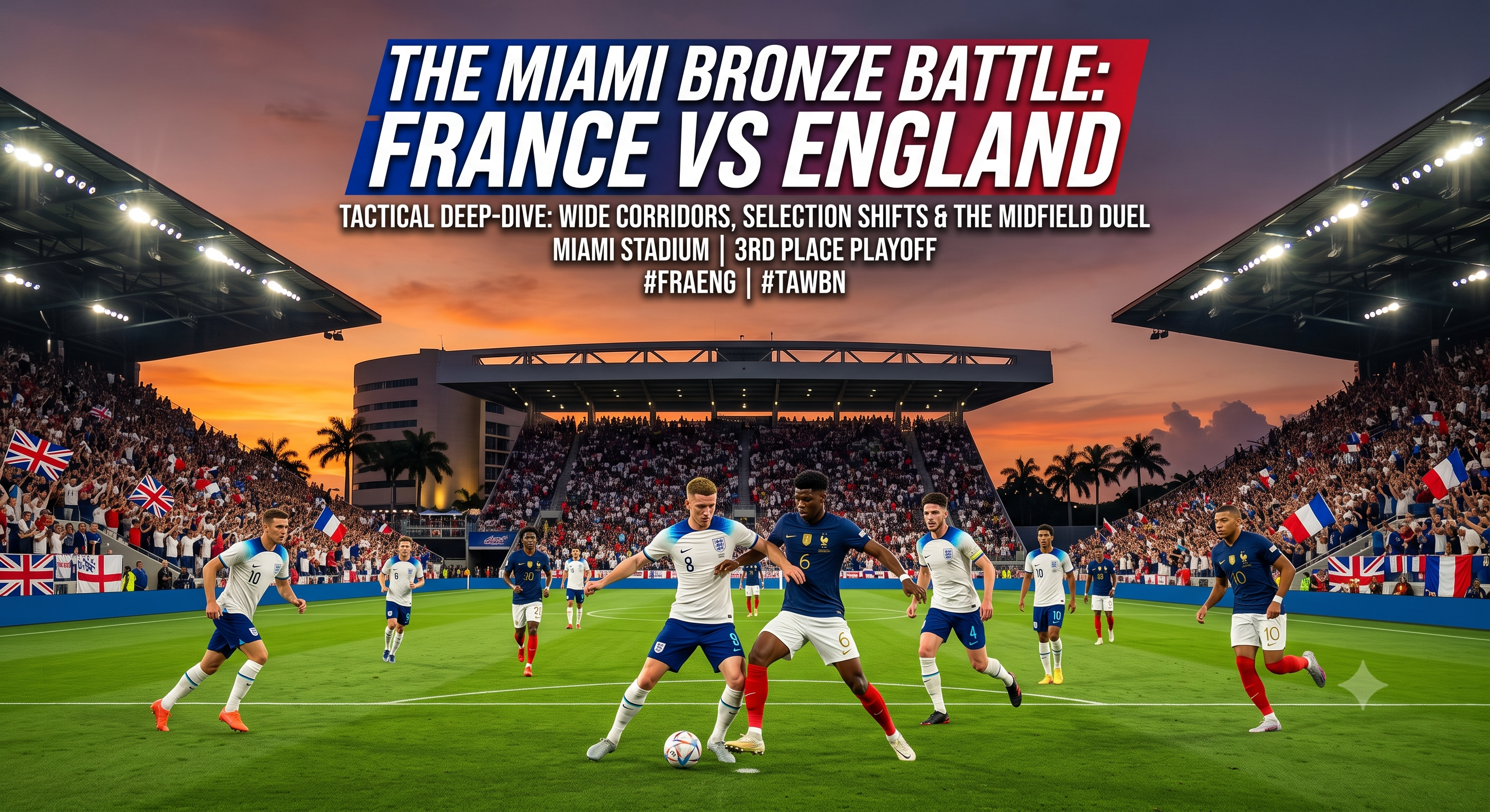 Miami Bronze Battle: Deconstructing France vs England Playoff’s Wide Corridor Geometry and Selection Shifts